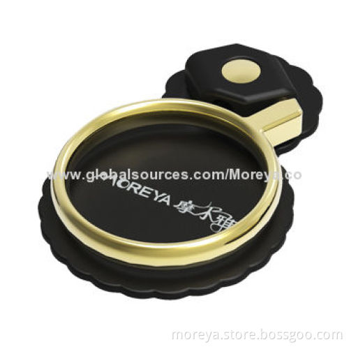 Mobile Phone Holder for All Mobile Phones with Small Single Ring, Made of Zink Alloy MaterialNew